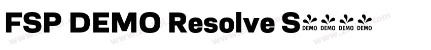 FSP DEMO Resolve S字体转换 FSP DEMO Resolve S字体转换